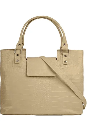 Cluty Henkeltasche, echt Leder, Made in Italy