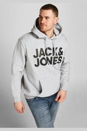 JACK & JONES Kapuzensweatshirt CORP LOGO SWEAT HOOD Bis Größe 6XL
