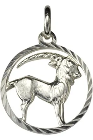 vivance collection Kettenanhänger 925/- Sterling Silber Sternzeichen Steinbock