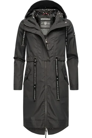 Navahoo Funktionsparka Josinaa stylische Übergangs Outdoorjacke mit Kapuze
