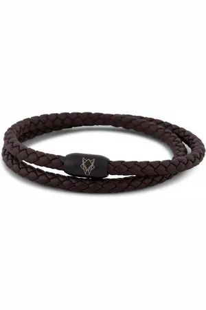 Akitsune Lederarmband Suprema Lederarmband Mattschwarz - Braun 20 cm - Verkäufer: Blackskies