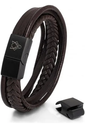 Akitsune Armband Pax Armband Mattschwarz - Braun 21cm - Verkäufer: Blackskies