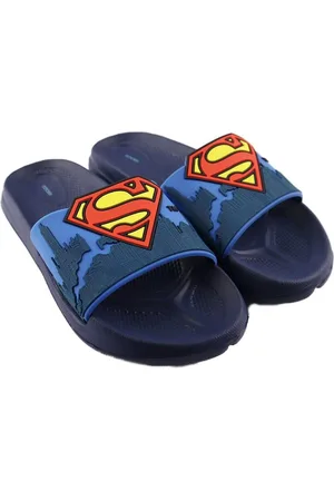 DC Comics Originals Superman Jungen Kinder Sandalen - 3D Optik Sandale Gr. 25 bis 32 - Verkäufer: WS-Trend