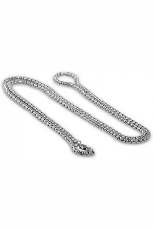Akitsune Edelstahlkette Bacas Kette Silber 50 cm // 19.68 In - Verkäufer: Blackskies