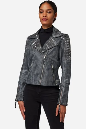 RICANO Lederjacke Studd Hochwertiges Lamm Leder - Verkäufer: