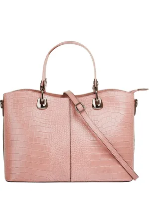 Cluty Henkeltasche, echt Leder, Made in Italy