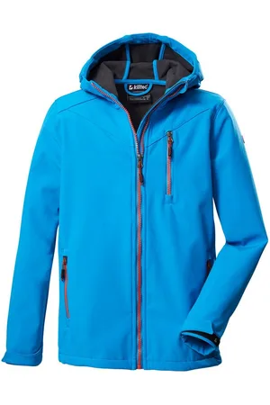Killtec Softshelljacke Boys Softshelljacke Wasserabweisende Softshelljacke mit Kapuze, Fleece und PFAs-frei