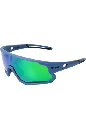 YEAZ Sportbrille SUNRISE Sport-Sonnenbrille Cyan Blue/Green, Guter Schutz bei optimierter Sicht - Verkäufer: Lifestyle Delights