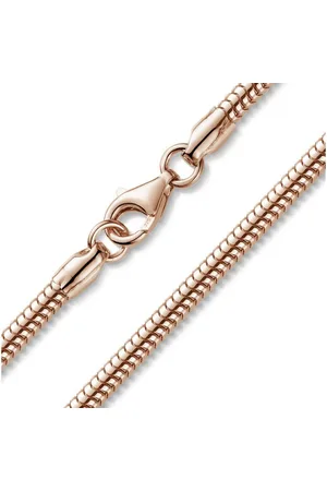Materia Collier Damen Rosegold Schlangekette Ø3mm K25, Sterlingsilber, rosevergoldet - Verkäufer: Schmuck