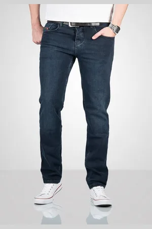 Alessandro Salvarini Straight-Jeans ASArcilio mit Knopfleiste - Verkäufer: Golden Brands