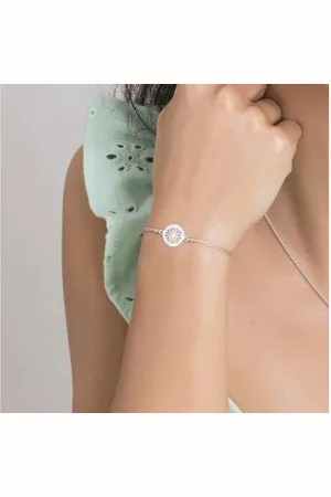 iz-el Armband Armband Silber Mandala - SONNENMANDALA, 925 Sterling Silber - Verkäufer: