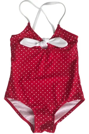 Petit Amour Badeanzug MyDotty für Mädchen raffinierte Kinderbademode (1-St) mit Kontrastschleife in Weiß - Verkäufer: GmbH hamburg