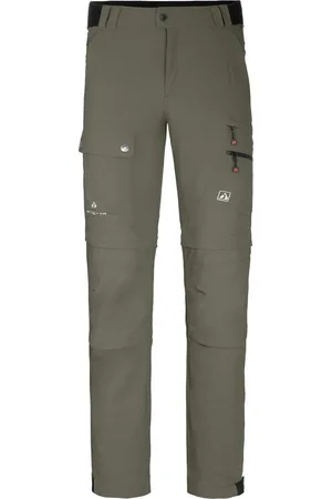 Bergson Outdoorhose FROSLEV Bermuda Zipp-Off Herren Wanderhose, recycelt, elastisch, 7 Taschen, Normalgrößen, grau - Verkäufer: