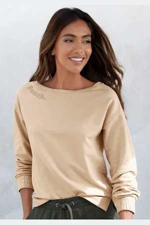 Bench Sweatshirt mit gerafften Ärmelbündchen, Loungeanzug