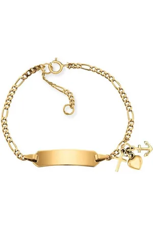 HERZENGEL ID Armband Glaube, Liebe & Hoffnung, HEB-ID-FLH-G9K