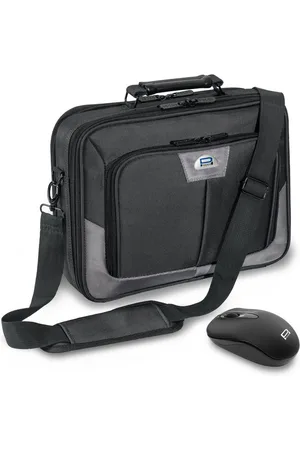 PEDEA Laptoptasche Premium (13,3 Zoll (33,8 cm), mit Funkmaus), stabiler Schutzrahmen, dicke Polsterung, wasserabweisende Materialien - Verkäufer: