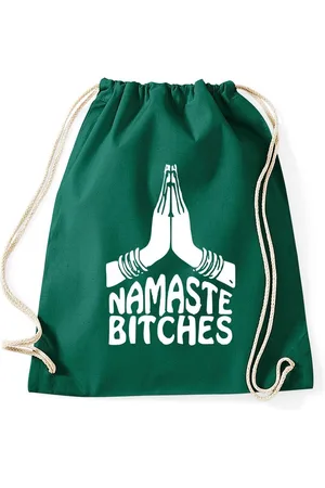 Youth Designz Turnbeutel Namaste Hand Baumwoll Tasche Turnbeutel, mit modischem Print - Verkäufer: EmDa Trading GmbH