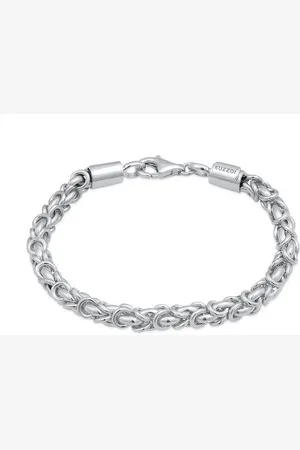 Kuzzoi Silberarmband Königskette Klassik 925 Silber - Verkäufer: JULIE & GRACE GmbH
