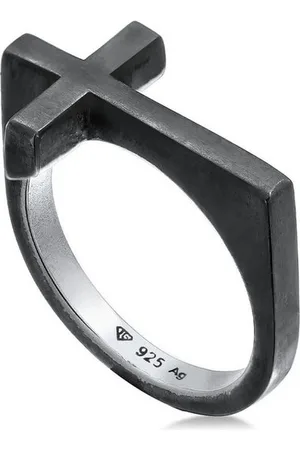 Kuzzoi Silberring Herren Kreuz Modern Schlicht 925 Silber, Kreuz - Verkäufer: JULIE & GRACE GmbH