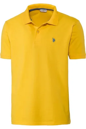 U.S. Polo Assn. Poloshirt schöne Piqué-Struktur und Logo-Stick im Kontrastton - Verkäufer: Vorteilshop