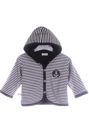 La Bortini Sweatjacke Baby Jacke leichtes Jäckchen Kapuzenjacke gestreift 50 56 62 68 74 80 86 92 98, aus reiner Baumwolle - Verkäufer: A&O Baby-und Kindermoden