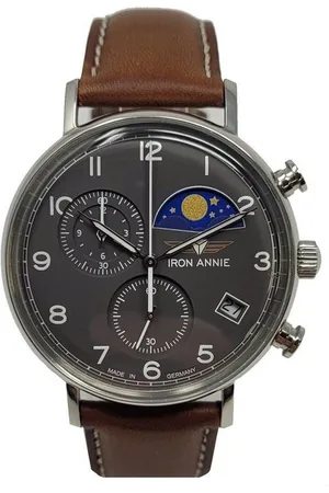 Iron Annie Chronograph Amazonas 41mm Made in Germany 5994-4, Amazonas 41mm Lederband Made in Germany 5994-4 - Verkäufer: Juwelier Bektas e.K.