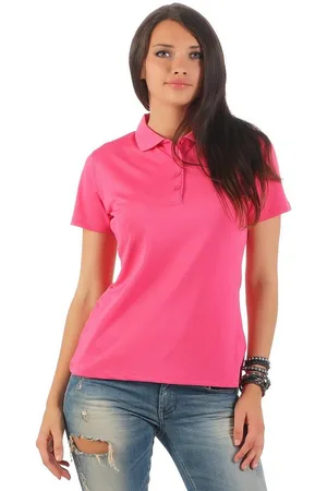 Island Green Poloshirt Poloshirt Damen Top modisches Polo-Shirt Tennis T-Shirt bunt (1-tlg) atmungsaktiv - Verkäufer: Best-Deal-Market