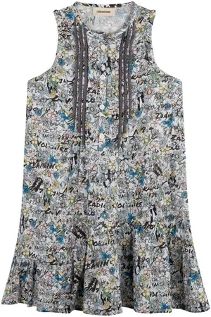 Zadig & Voltaire Sommerkleid Kleid mit Blumen und Logo - Verkäufer: coolkids-store