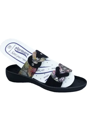 Algemare Damen Pantolette 3472-0398 Nubuk Clog - Verkäufer: DerSchuhhaendler