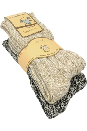Normani Thermosocken 2 Paar Norwegersocken aus Schafwolle (2 Paar) natürlich warm - Verkäufer:
