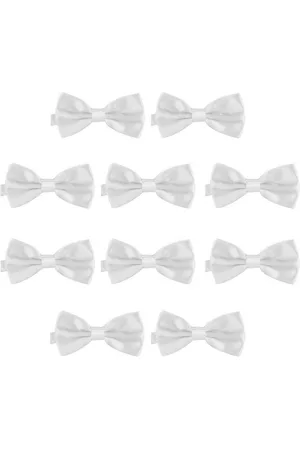 DonDon Fliege Schleifen 12 x 6 cm Junggesellenabschied (Packung, 10-St) bereits gebunden, verstellbar, Seidenlook, 10er-Set - Verkäufer: urban-styles