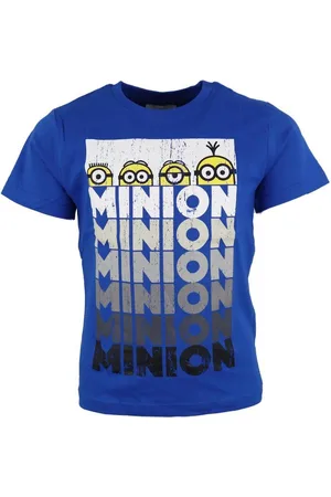 Minions Print-Shirt Die Kinder Jungen kurzarm T-Shirt Gr. 110 bis 140 - Verkäufer: WS-Trend