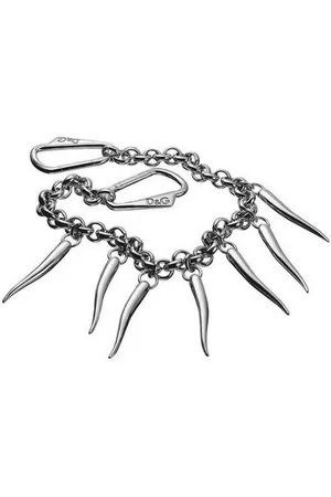 Dolce & Gabbana Collier Connect, Schotenform, Ankerkette, komplett aus Edelstahl, schwer, 42cm lang - Verkäufer: Gigandet