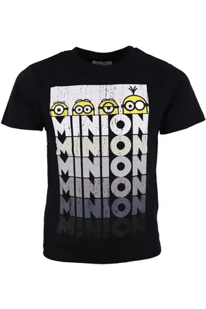 Minions Print-Shirt Die Kinder Jungen kurzarm T-Shirt Gr. 110 bis 140 - Verkäufer: WS-Trend
