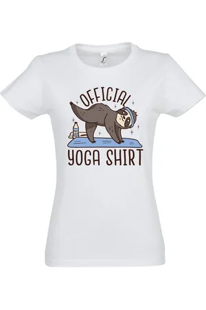 Youth Designz T-Shirt Official Yoga Damen Shirt mit lustigem Faultier Frontprint - Verkäufer: EmDa Trading GmbH