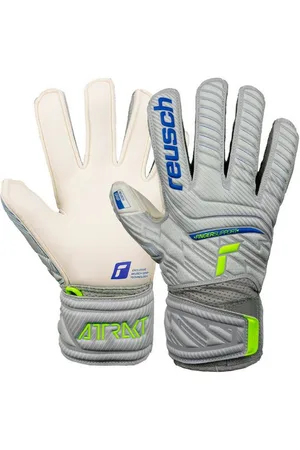 Reusch Torwarthandschuhe Attrakt Grip Finger Junior für alle Spielfeldoberflächen