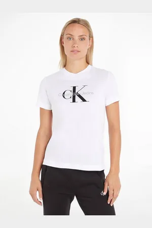 Calvin Klein Rundhalsshirt CORE MONOGRAM REGULAR TEE (1-tlg) mit Monogramm