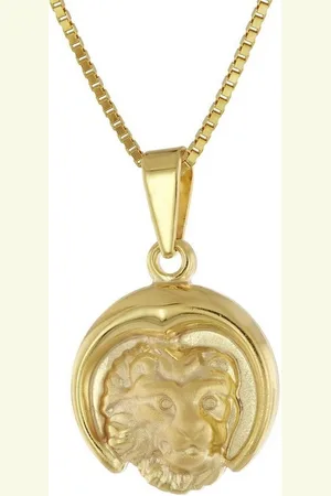 trendor Kette mit Anhänger Löwe Sternzeichen Gold 333/8K mit goldplattierter Kette - Verkäufer: uhrcenter
