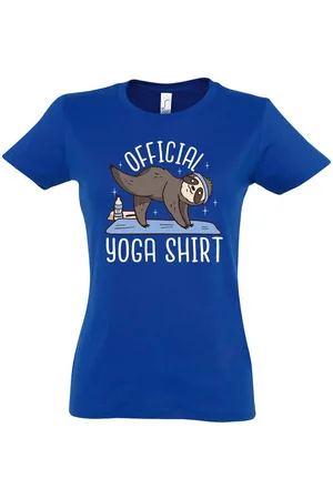 Youth Designz T-Shirt Official Yoga Damen Shirt mit lustigem Faultier Frontprint - Verkäufer: EmDa Trading GmbH