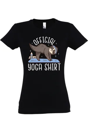 Youth Designz T-Shirt Official Yoga Damen Shirt mit lustigem Faultier Frontprint - Verkäufer: EmDa Trading GmbH