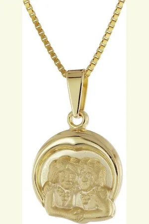 trendor Kette mit Anhänger Zwilling Sternzeichen Gold 333/8K mit goldplattierter Kette - Verkäufer: uhrcenter