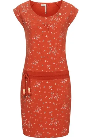 Ragwear Sommerkleid Penelope leichtes Baumwoll Kleid mit Print