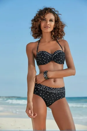 Lascana Bikini-Hose Leona mit Pünktchenprint