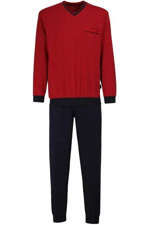 Götzburg Pyjama Herren Pyjama Baumwolle (2 tlg) - Verkäufer: Yourfashionplace
