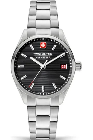 Swiss Military Hanowa Quarzuhr ROADRUNNER LADY, SMWLH2200201, Armbanduhr, Damenuhr, Swiss Made, Datum, Saphirglas, analog