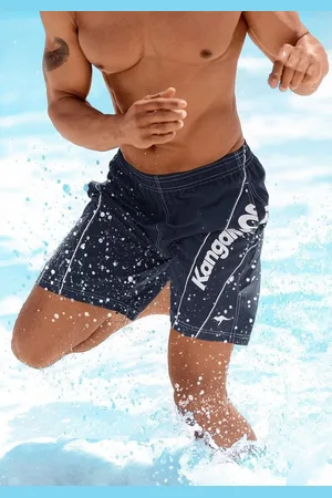 KangaROOS Badeshorts mit Schriftzug