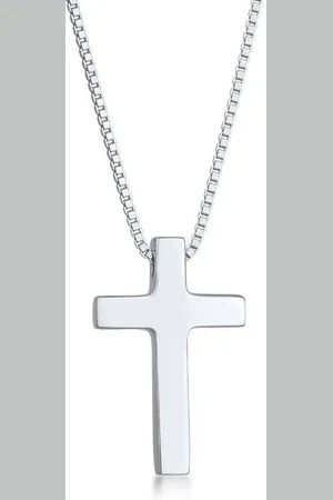 Elli Kette mit Anhänger Kreuz Religion Basic Unisex 925 Silber, Kreuz - Verkäufer: JULIE & GRACE GmbH