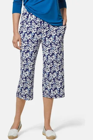 GOLDNER 7/8-Caprijeans Attraktive Druckhose Louisa mit weichem Fall - Verkäufer: