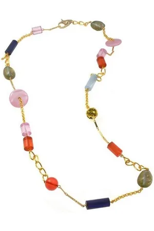 Dolce & Gabbana Collier Paint, verschiedene Kettenarten, extra lang, 100cm, gold, vintage - Verkäufer: Gigandet