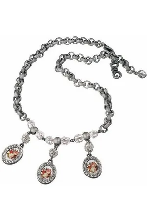 Dolce & Gabbana Collier Romantic, aus Edelstahl, vintage, 50cm lang, Zirkonia - Verkäufer: Gigandet